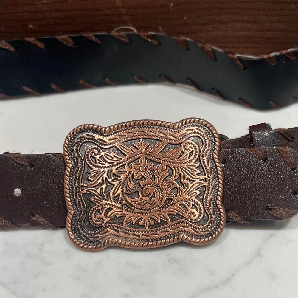 🔥‼️Brown Leather Men's Belt‼️🔥